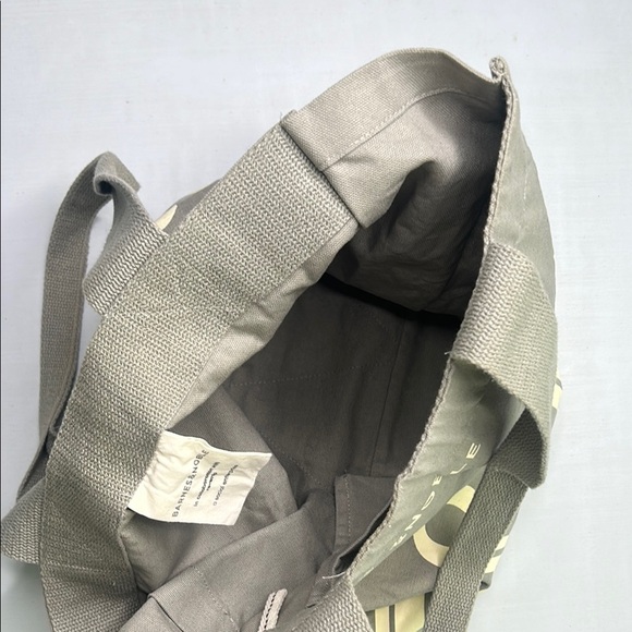 Barnes & Noble Gray and Cream Tote Bag - Picture 5 of 7